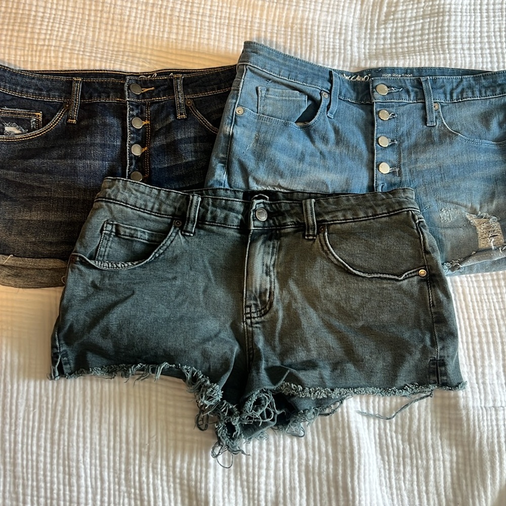 Bundle of 3 Denim Shorts